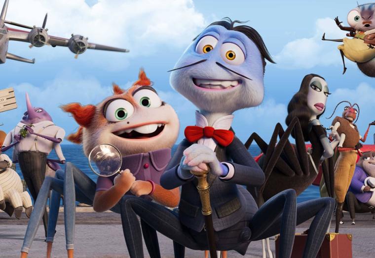 Cartoon characters from the movie Inspector Sun