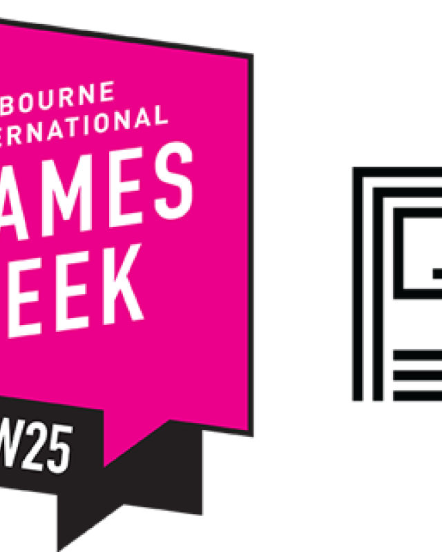 Logos for Victoria State Government, Creative Victoria, Games Week, Bunjil Place and Connected Libraries