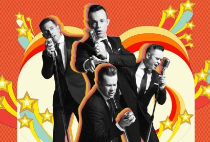 Four men in suits - from the group Human Nature